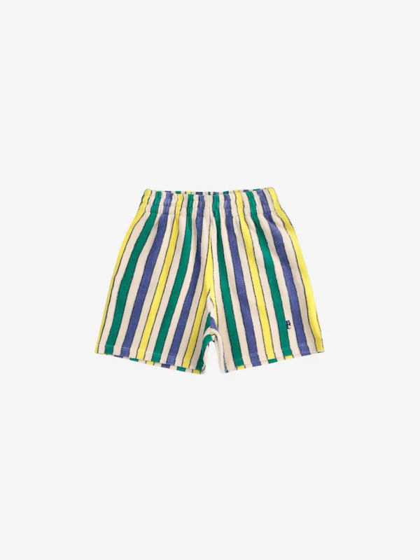 Bobo Choses - Short en tissu éponge Multicolor Stripes enfants