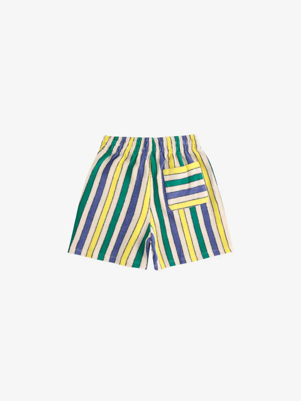 Bobo Choses - Short en tissu éponge Multicolor Stripes enfants