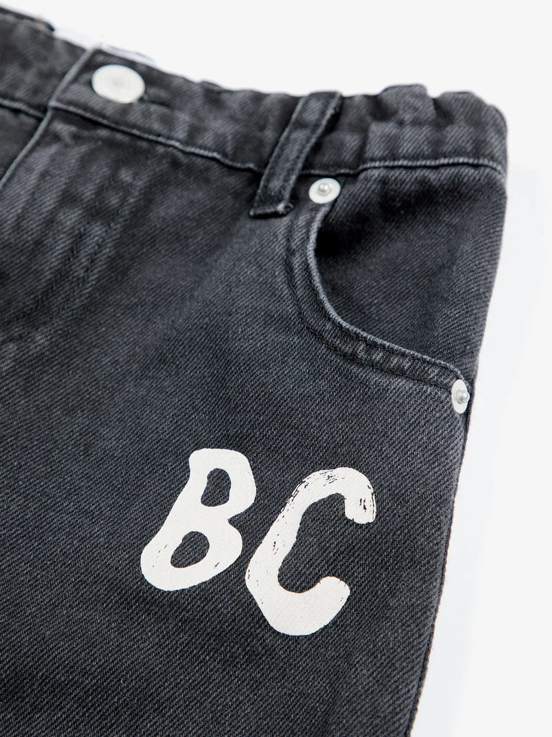 Bobo Choses - B.C Shadow denim baggy pants