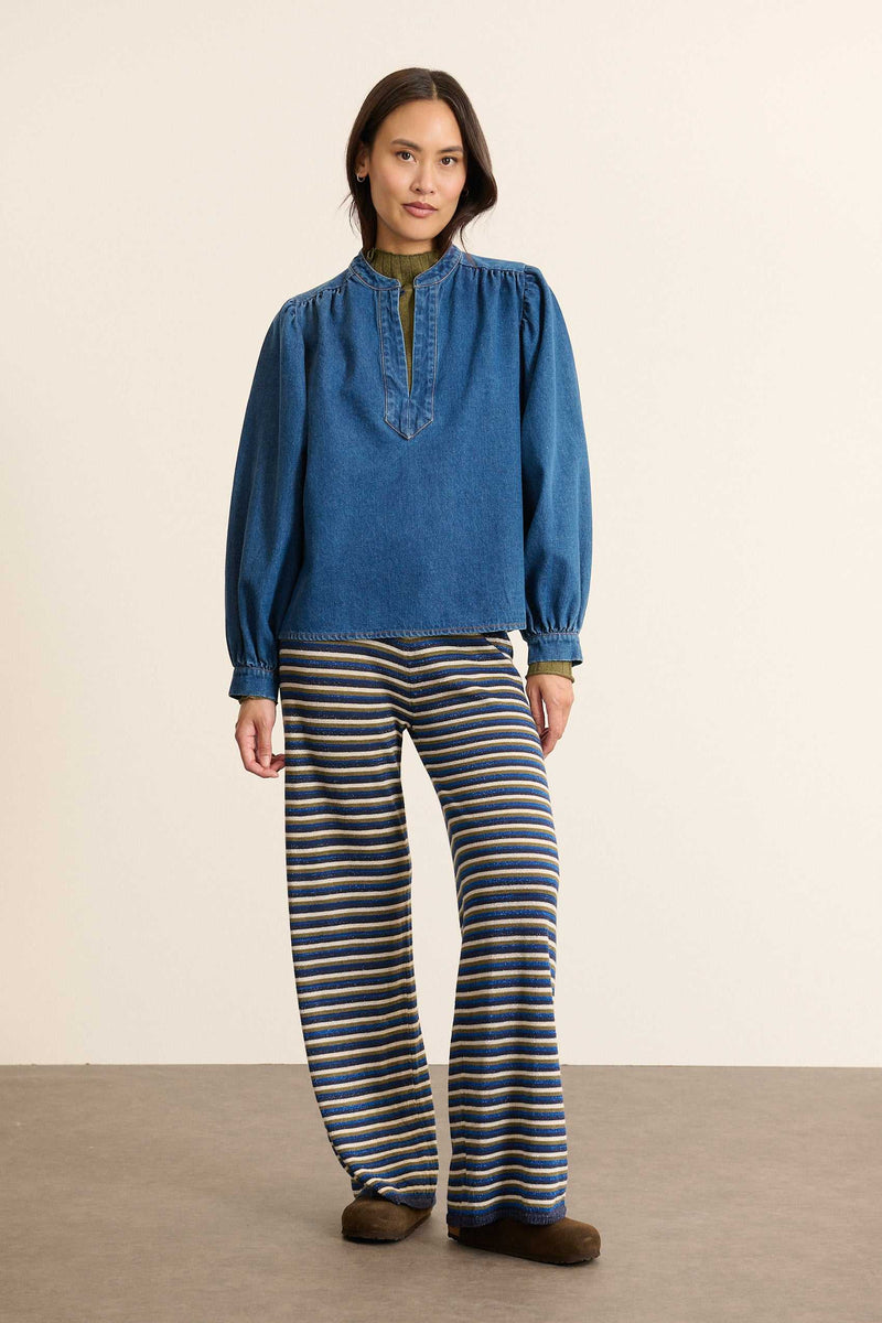 Garance Paris - Blouse en denim Bea