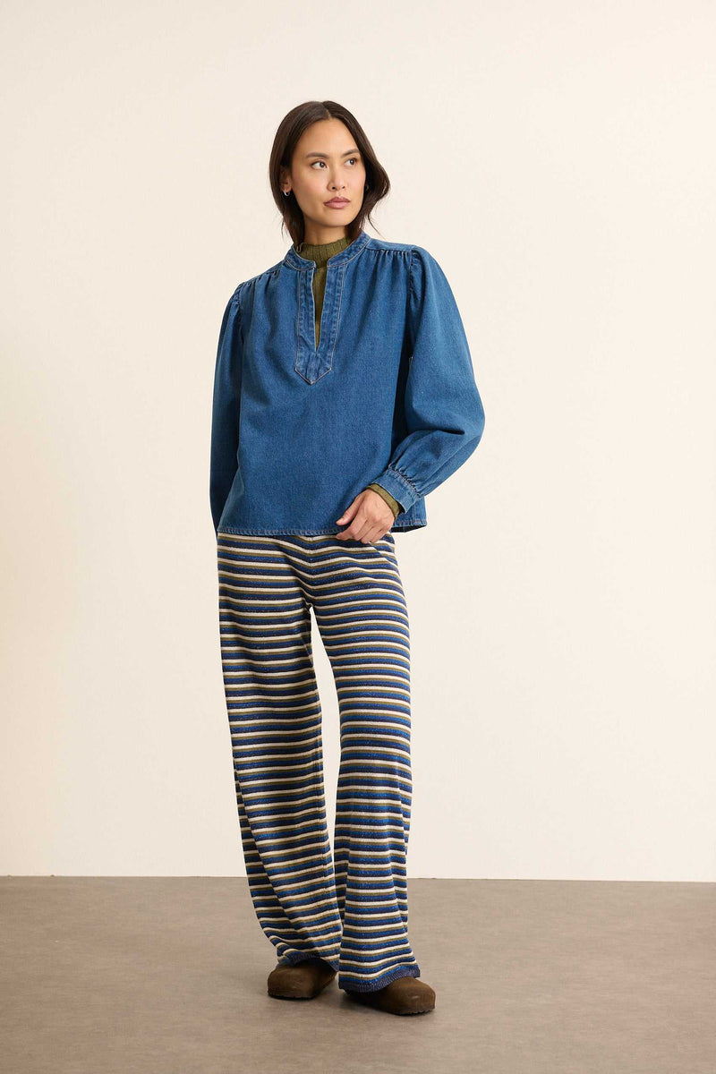 Garance Paris - Blouse en denim Bea