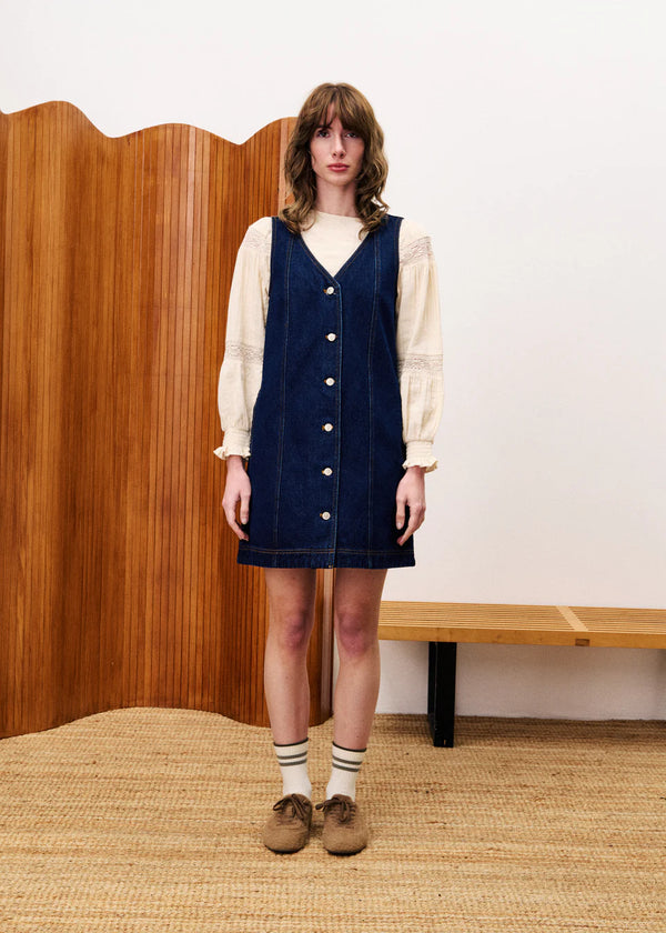 Frnch - Robe NALA Bleu nuit