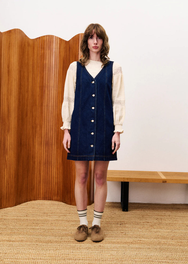Frnch - Robe NALA Bleu nuit