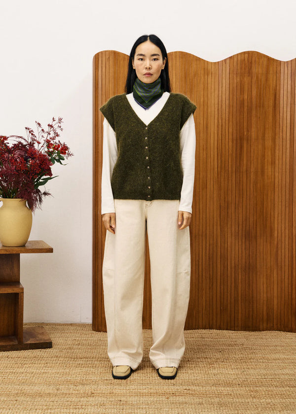 Frnch - Cardigan KUKICHA Kaki