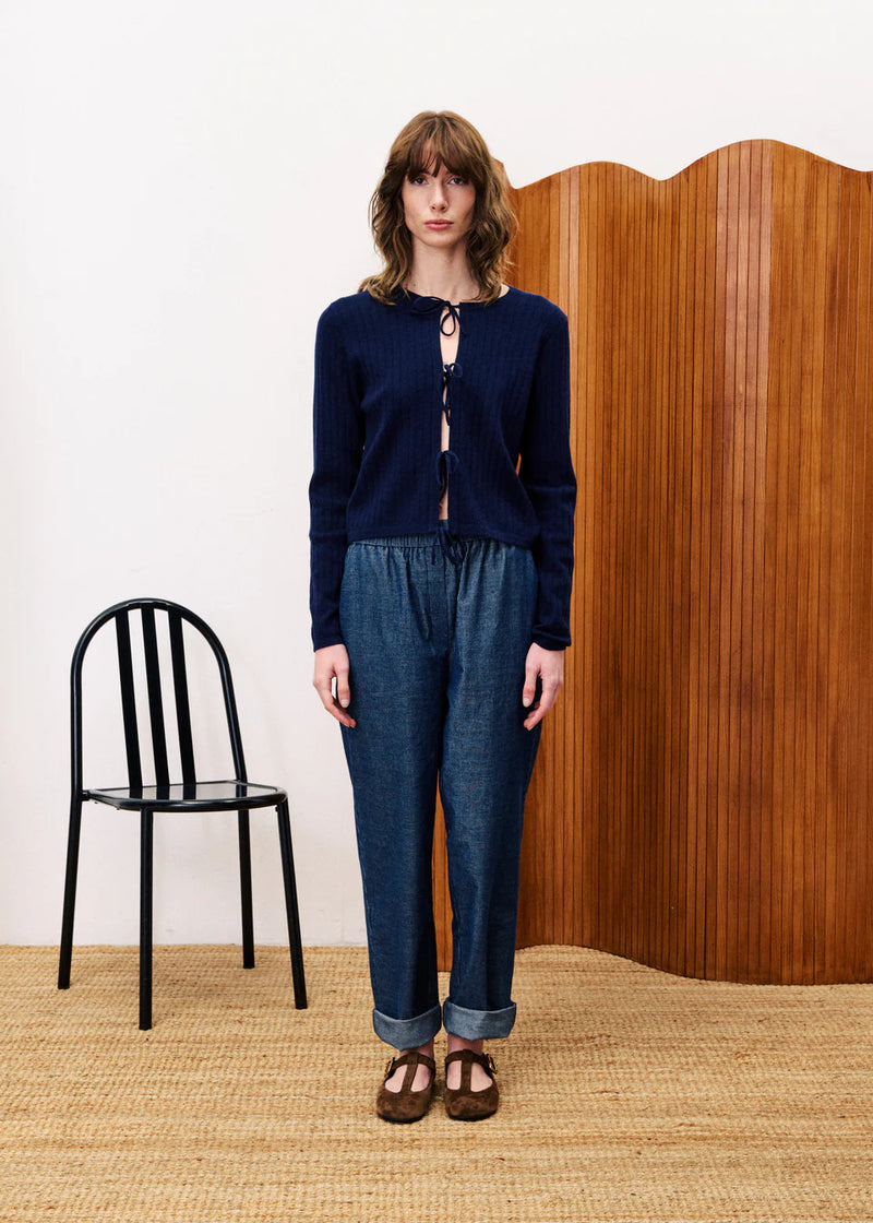 Frnch - Cardigan VERONIQUE Bleu marine