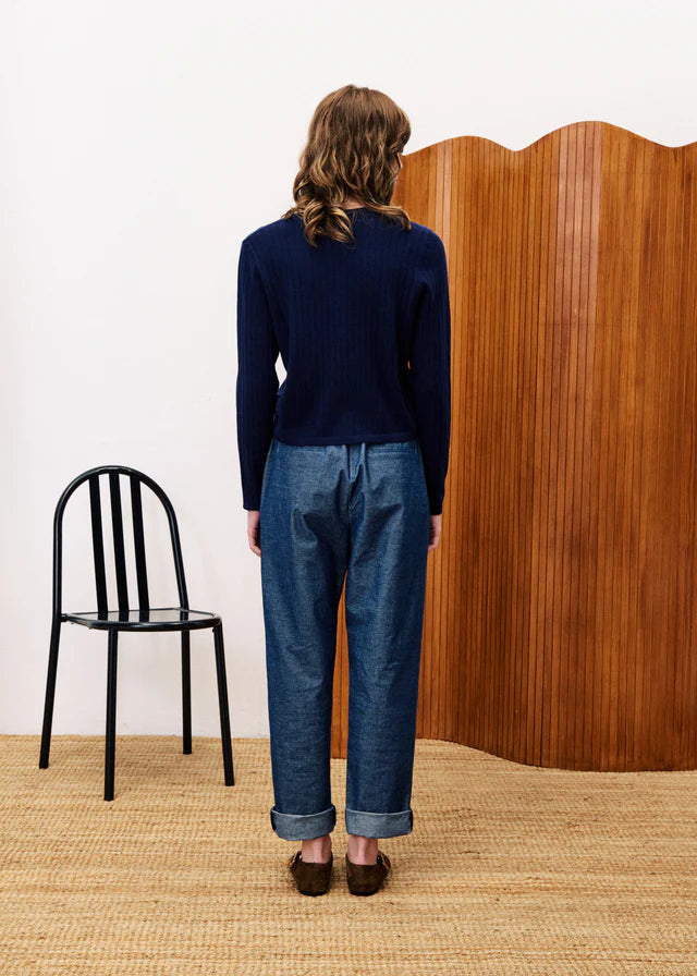 Frnch - Cardigan VERONIQUE Bleu marine