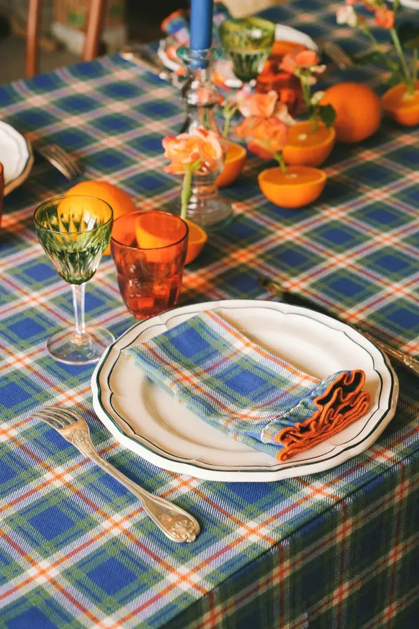 Maison Dînette-  Nappe Blake blue