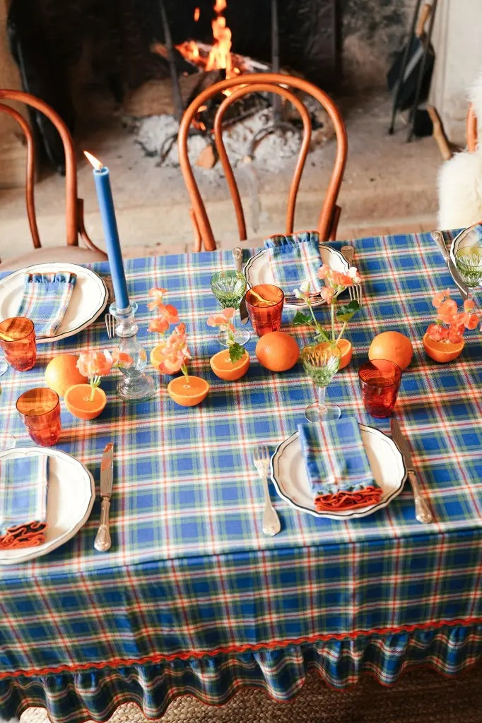 Maison Dînette-  Nappe Blake blue