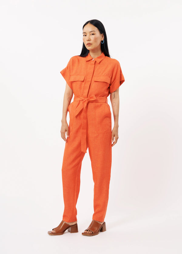 Frnch - Combi-pantalon elfie orange