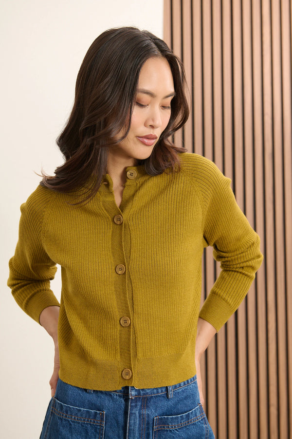 Garance Paris - Gilet Timeo olive