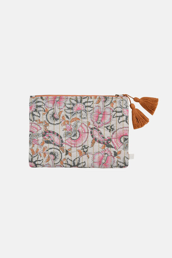 Louise Misha - POUCH DOMINA cream dolce flowers