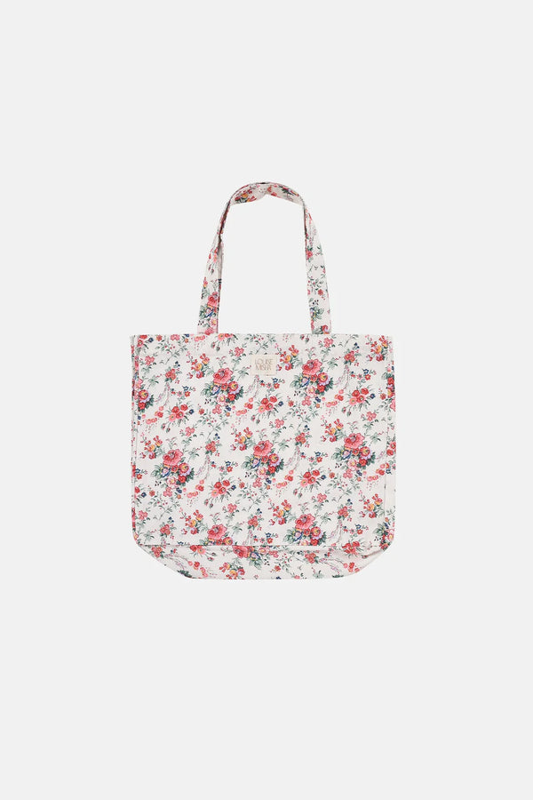 Louise Misha - TOTE BAG BEVERLY cream rosa festa