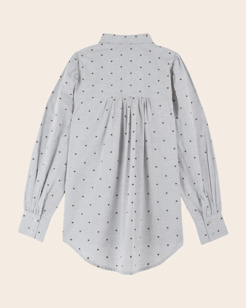 Emile & Ida - Chemise Jacquard coeur