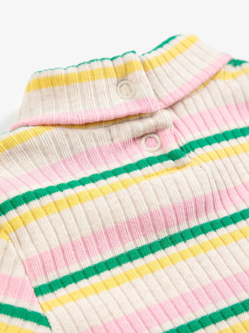 Bobo choses - T‑shirt col montant rayé