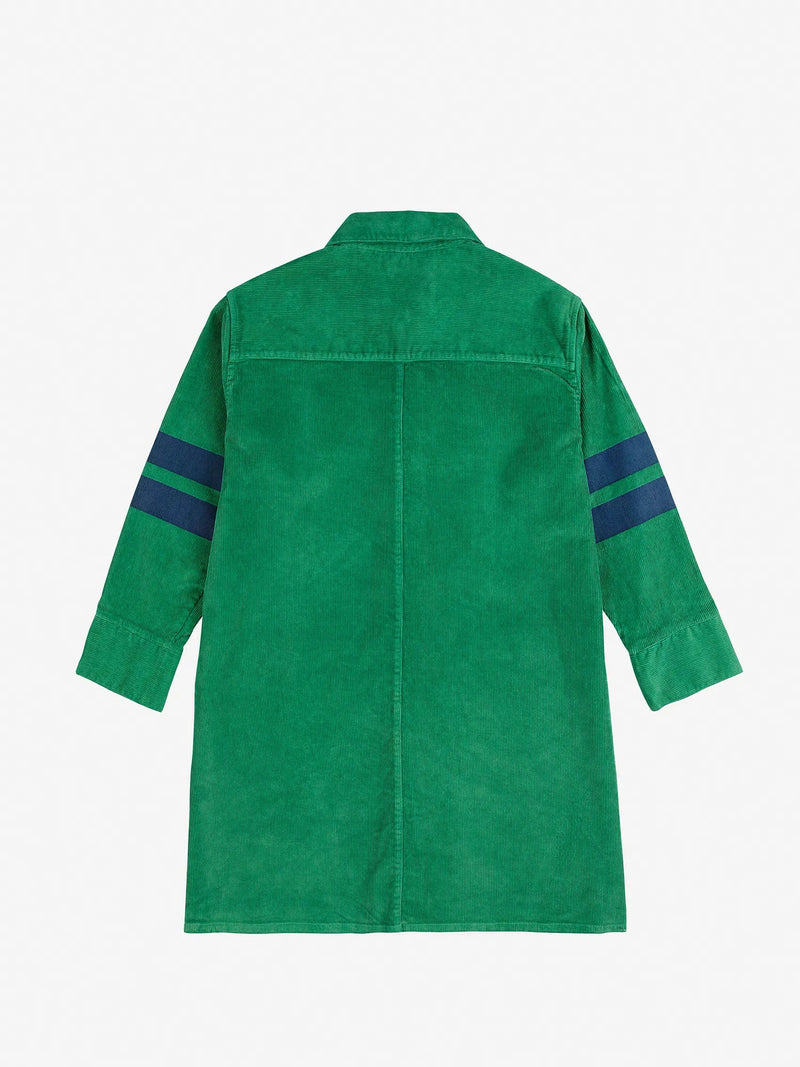 Bobo choses - Robe chemise en velours côtelé Tic Tac Toe