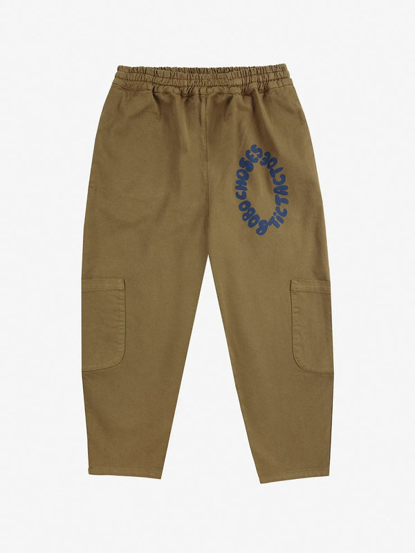 Bobo choses - Pantalon cargo en toile Tic Tac Toe