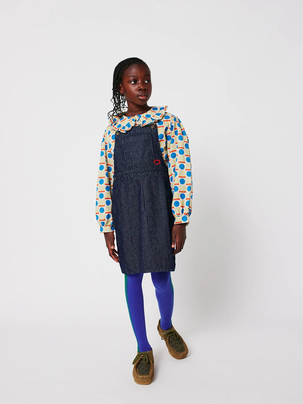 Bobo choses - Robe en jean Tic Tac Toe