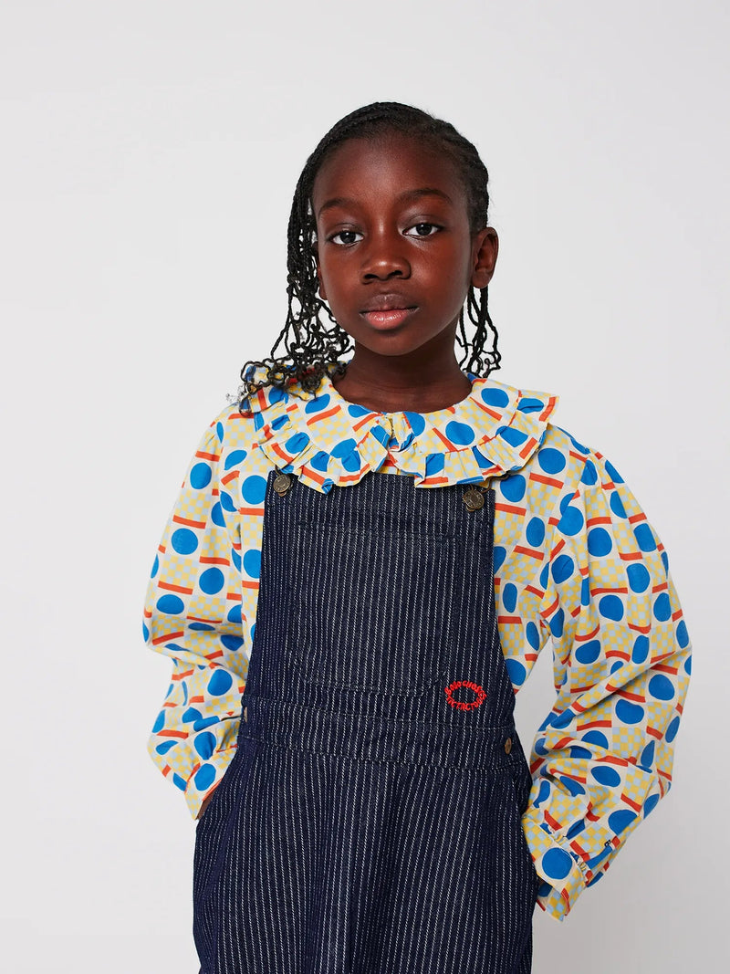 Bobo choses - Robe en jean Tic Tac Toe