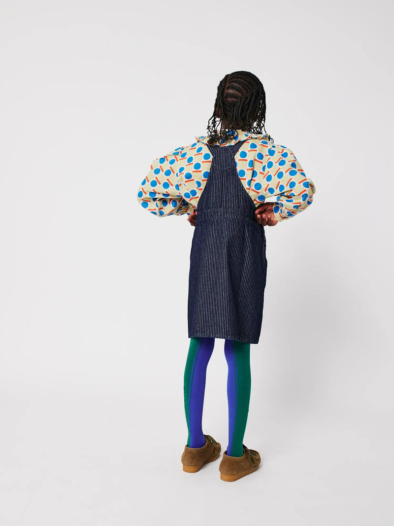 Bobo choses - Robe en jean Tic Tac Toe