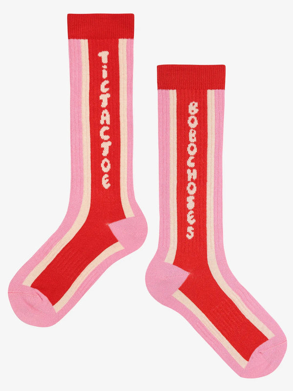 Bobo choses - Chaussettes extra hautes Tic Tac Toe