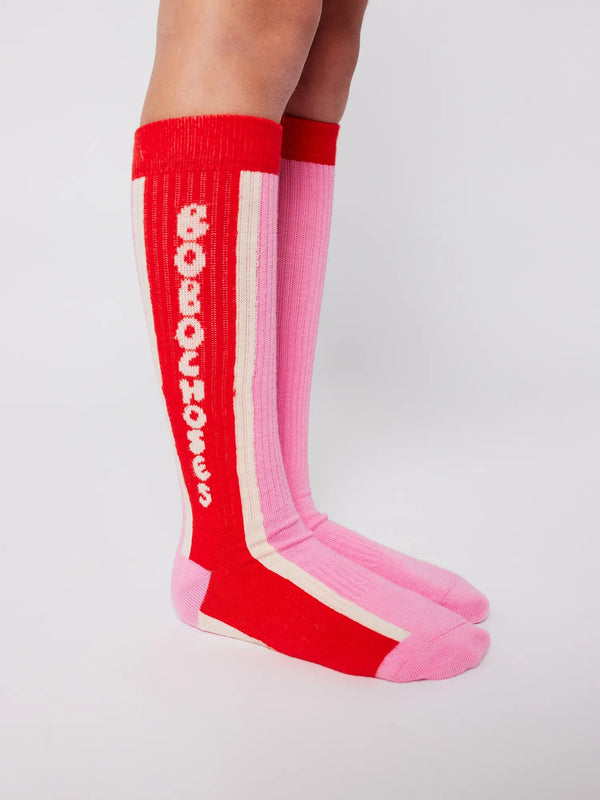 Bobo choses - Chaussettes extra hautes Tic Tac Toe