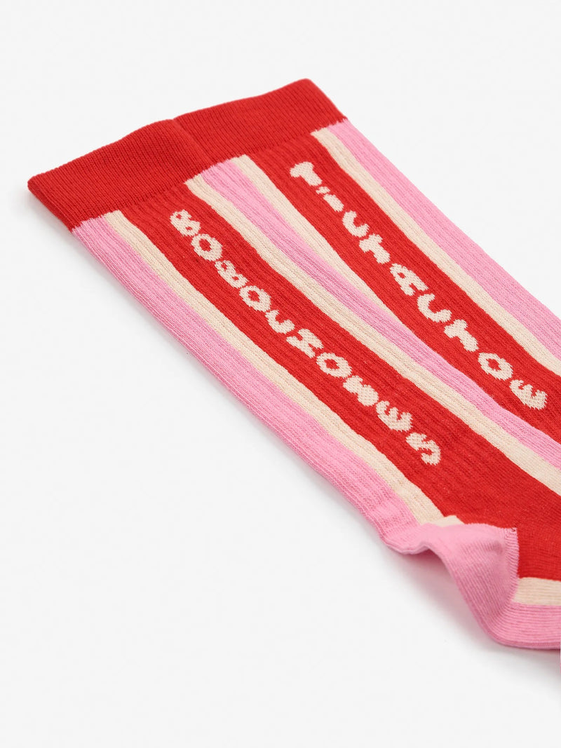 Bobo choses - Chaussettes extra hautes Tic Tac Toe