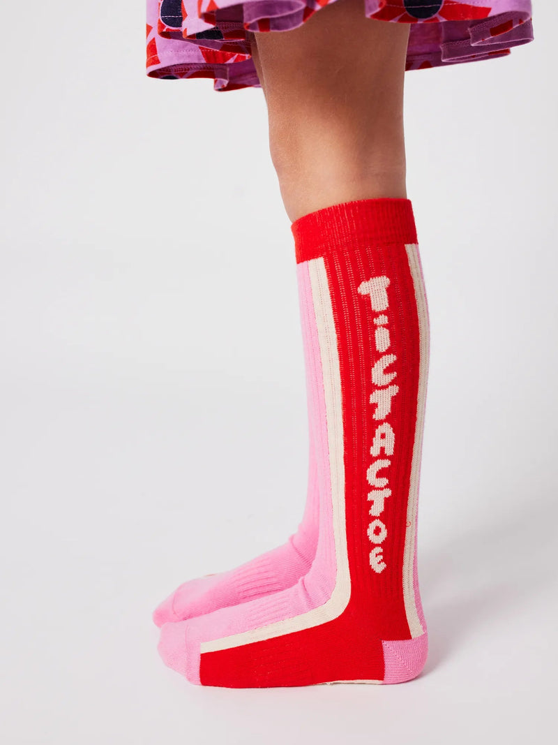 Bobo choses - Chaussettes extra hautes Tic Tac Toe