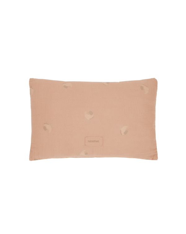 Nobodinoz - COUSSIN WABI-SABI RECTANGULAIRE EN DOUBLE GAZE DE COTON LAVÉ