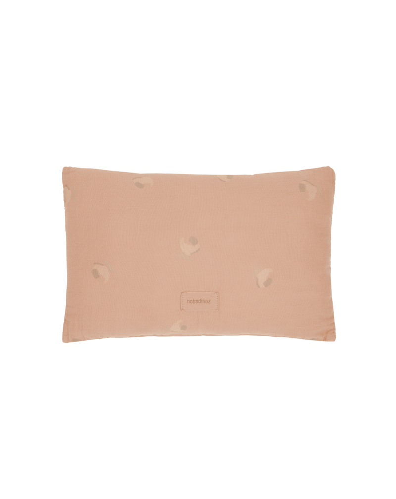 Nobodinoz - COUSSIN WABI-SABI RECTANGULAIRE EN DOUBLE GAZE DE COTON LAVÉ