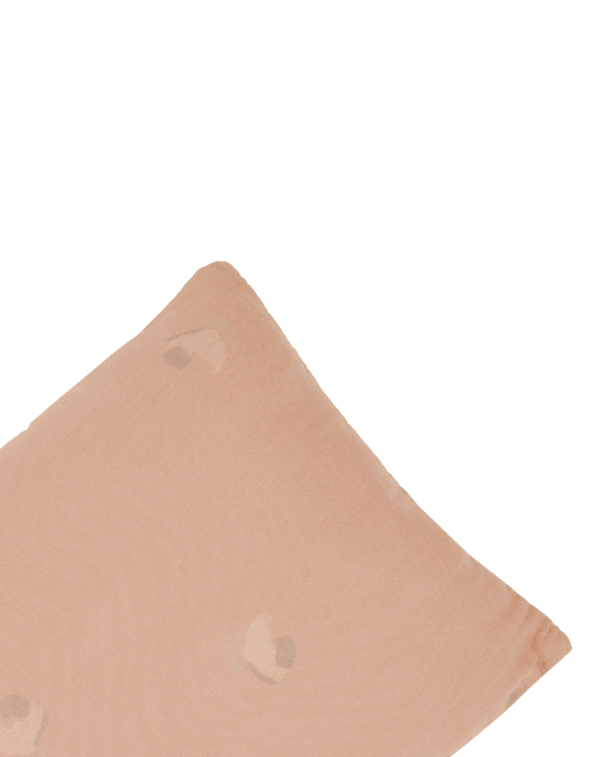 Nobodinoz - COUSSIN WABI-SABI RECTANGULAIRE EN DOUBLE GAZE DE COTON LAVÉ