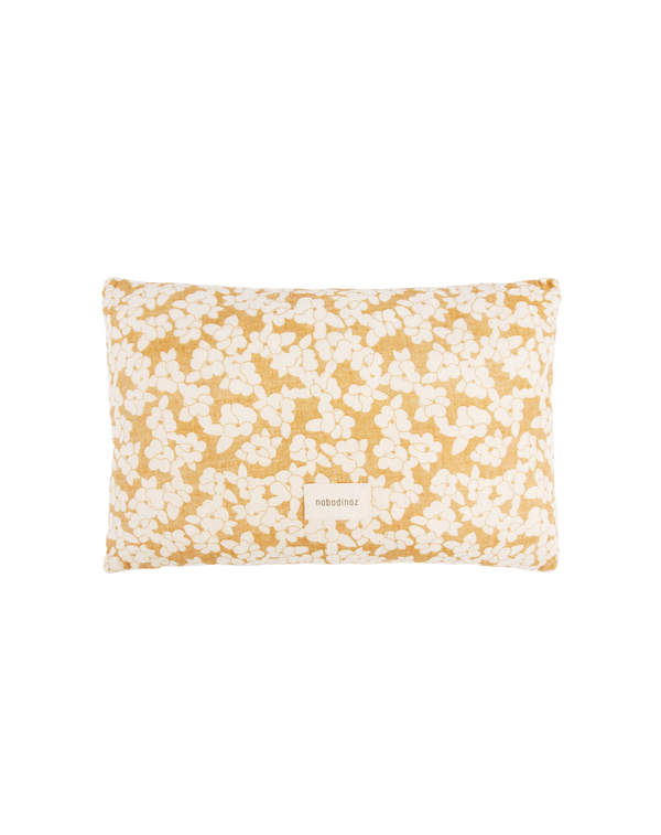 Nobodinoz - COUSSIN WABI-SABI RECTANGULAIRE EN DOUBLE GAZE DE COTON LAVÉ