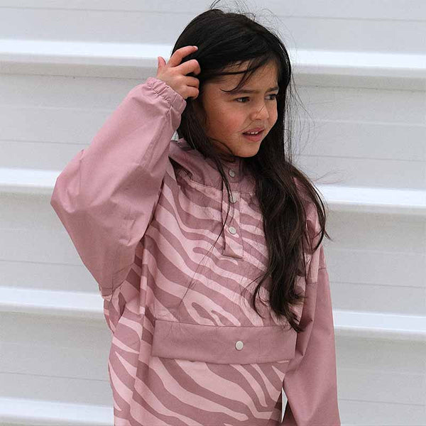 Poule party - PONCHO LONG ZEBRA