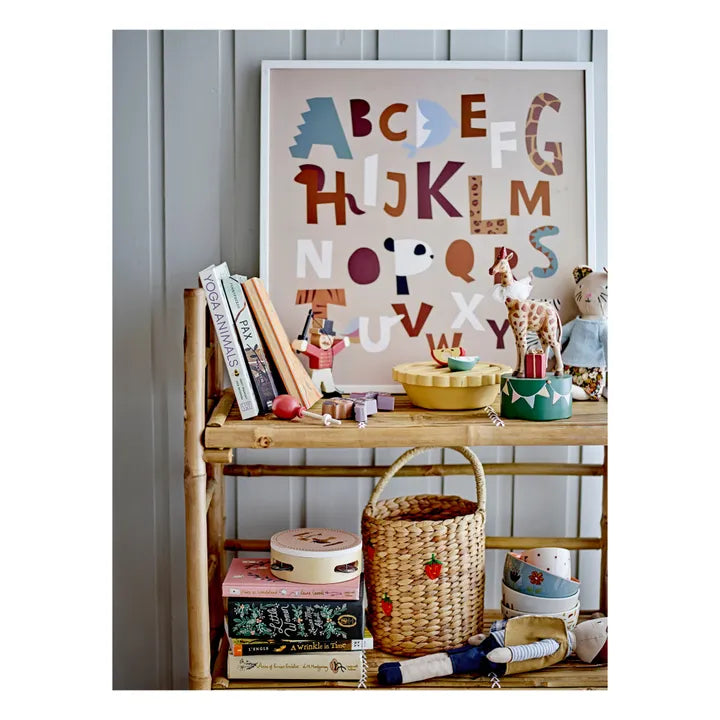 Bloomingville - Flor Bougeoir, Multicolore, Polyrésine