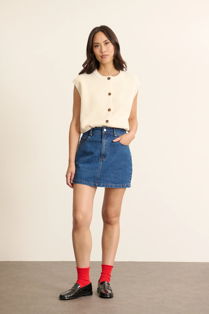 Garance Paris - Gilet Bisous ecru