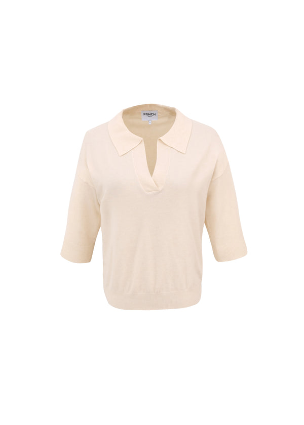 Frnch - Pull plume beige