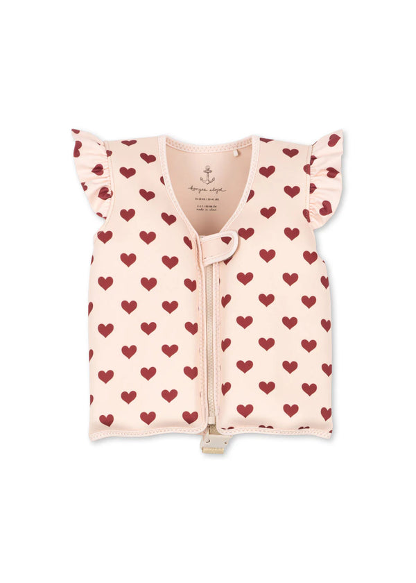 Konges Slojd - gilet de flottaison avery amour rouge