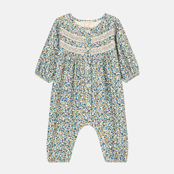 Louise Misha - Lilanya Jumpsuit - Velvet Cream Aster