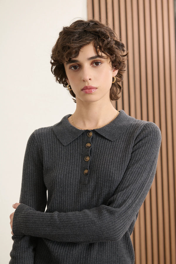 Garance Paris - Pull Binti gris