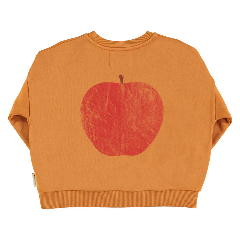 Piupiuchick - Sweatshirt Camel W/ "Jimmy Apples Farm" Print