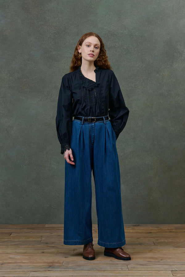 Louise Misha - Pantalon Federica - stone blue