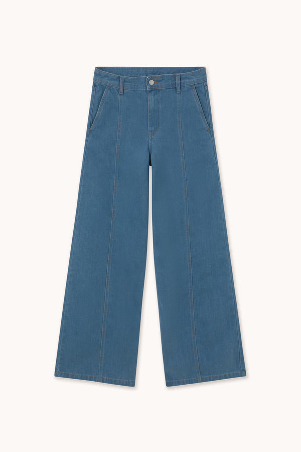 Tiny Cottons - berta cutlines denim stone