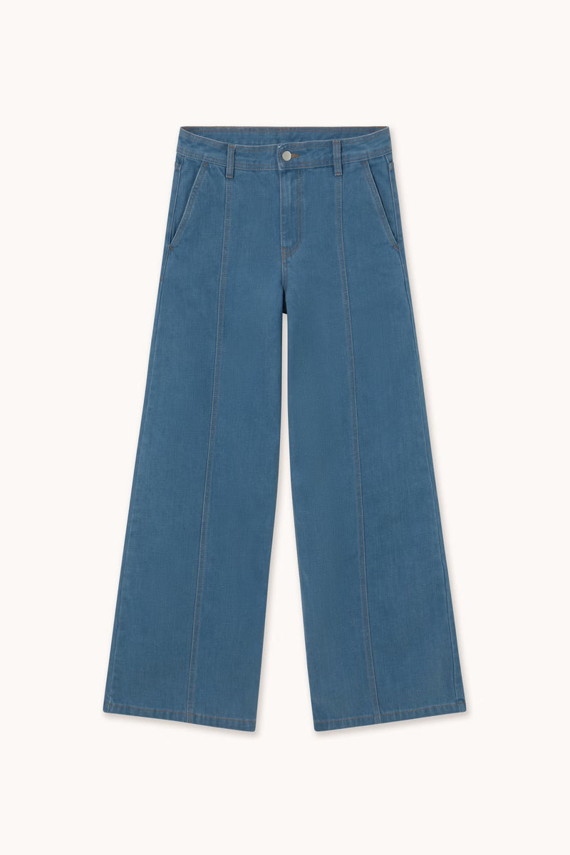 Tiny Cottons - berta cutlines denim stone