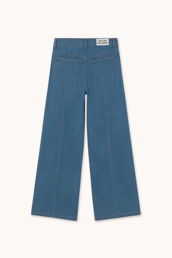 Tiny Cottons - berta cutlines denim stone