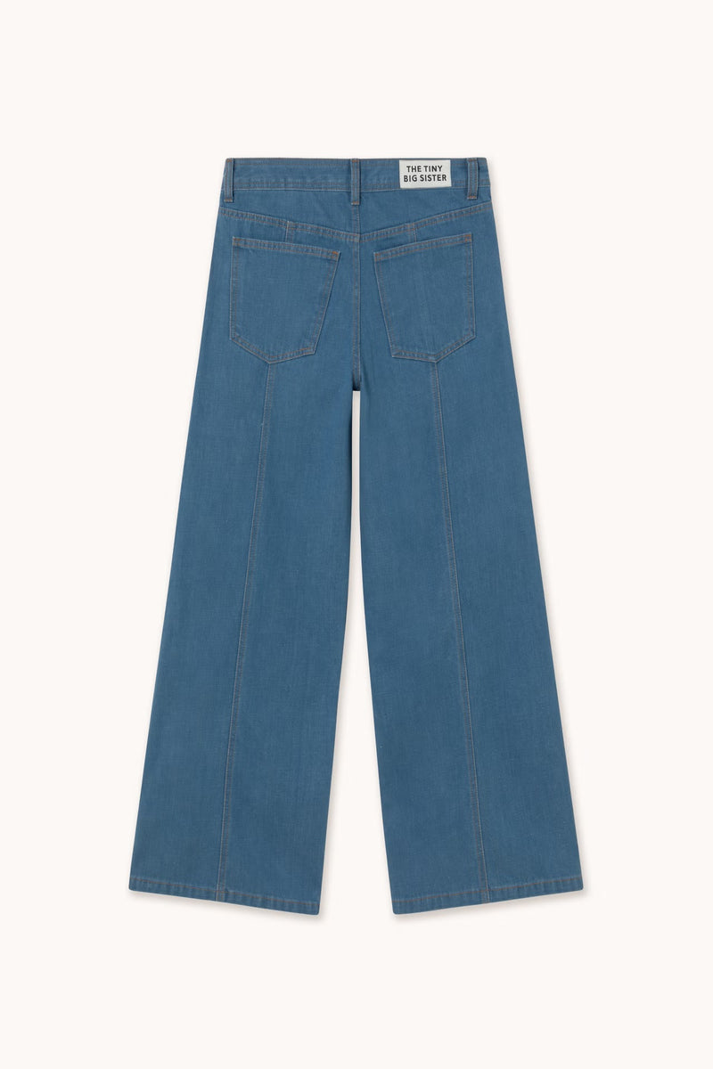 Tiny Cottons - berta cutlines denim stone