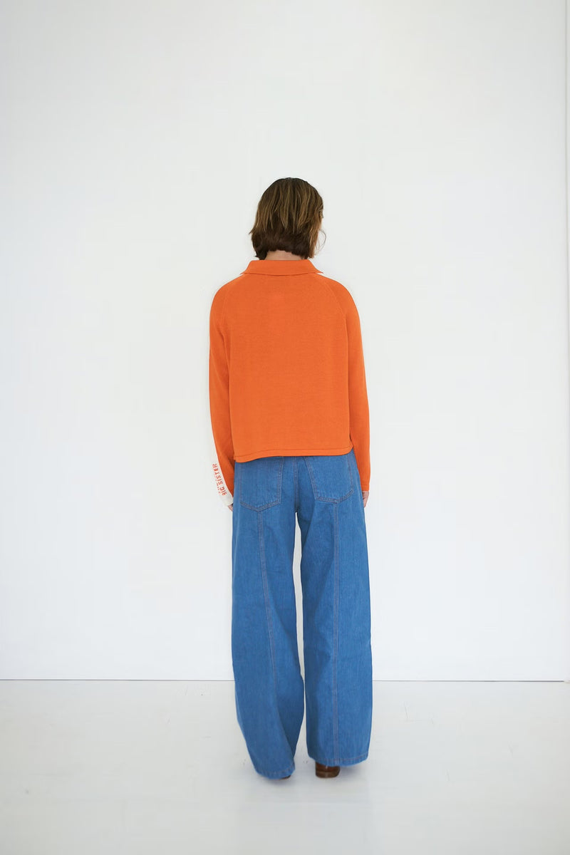 Tiny Cottons - berta cutlines denim stone