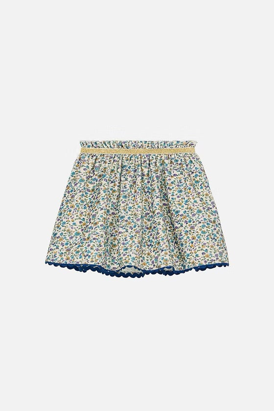 Louise Misha - Skirt cephee - Velvet cream aster