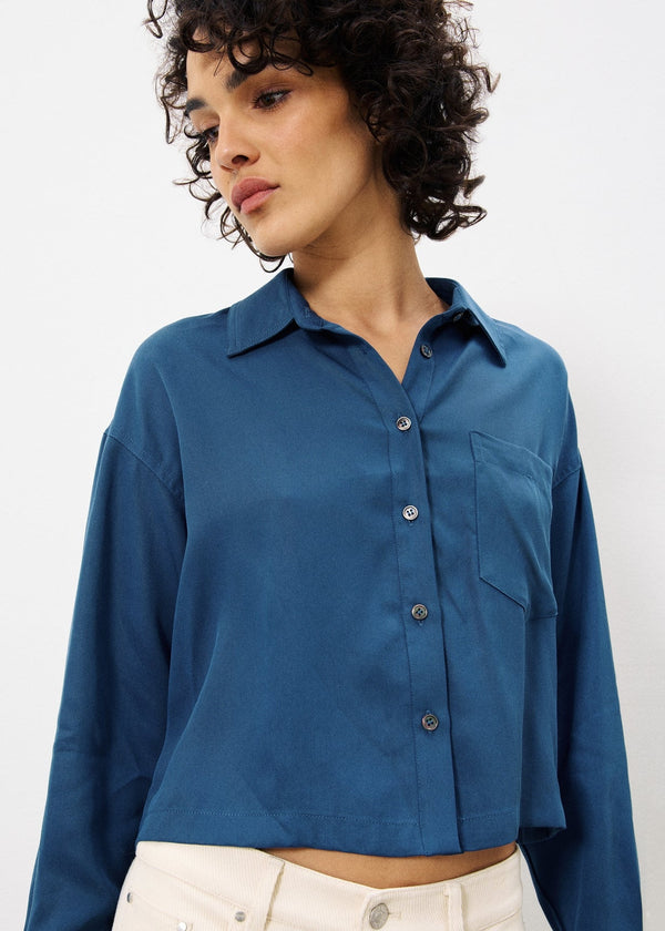 Frnch - Chemise Polly Bleu petrole