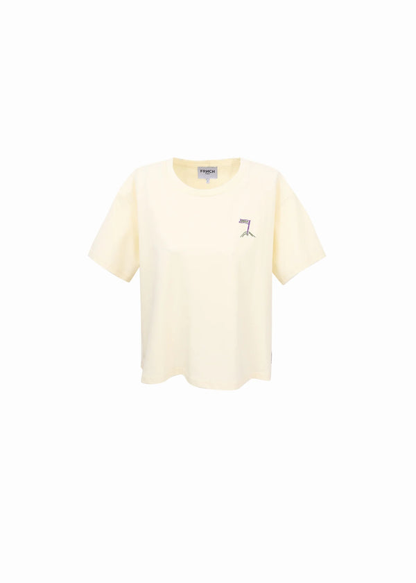 Frnch - T-shirt ema creme