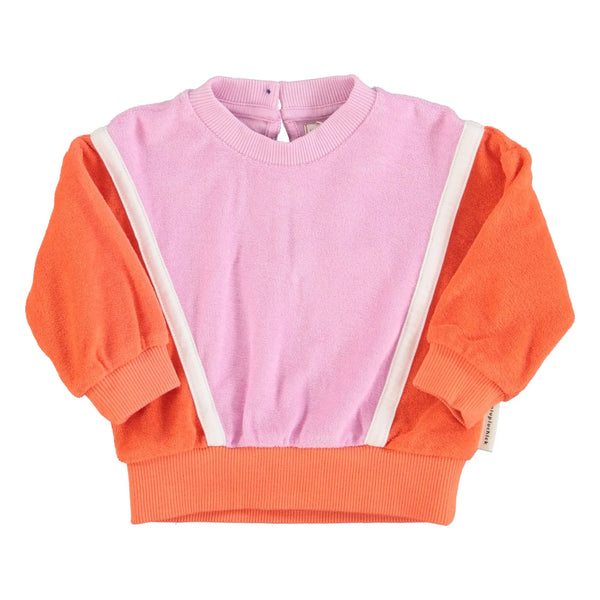 Piupiuchick - sweatshirt orange & lavender