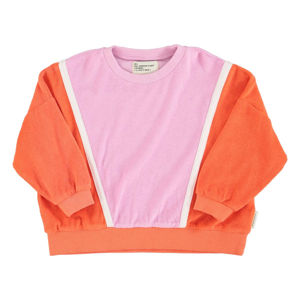 Piupiuchick - sweatshirt orange & lavender